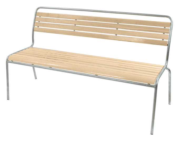Bank Rigi o.Arml. 3er geölt<br> Farbe Holzlatten: Holz (braun)