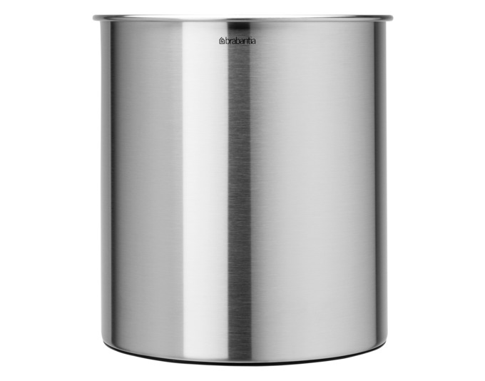 Papierkorb matt steel 7 Liter<br> Grösse: 21.2cm x 23.7cm