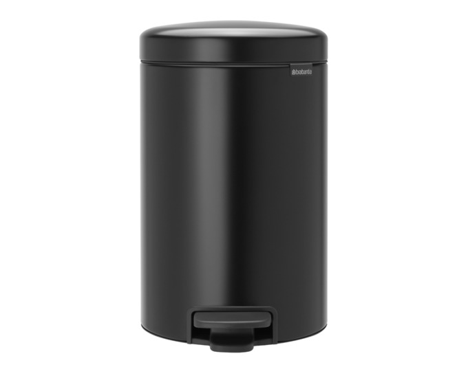Treteimer black NewIcon 12 Liter<br> Farbe: schwarz
