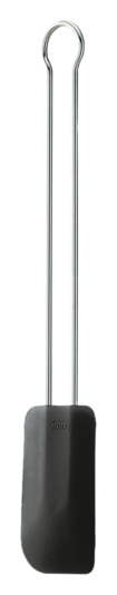Teigschaber Silikon schwarz 20 cm<br> Grösse: 20 x 2.75 cm