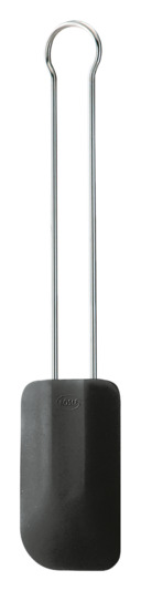 Teigschaber Silikon schwarz 26 cm<br> Grösse: 26 x 5 cm