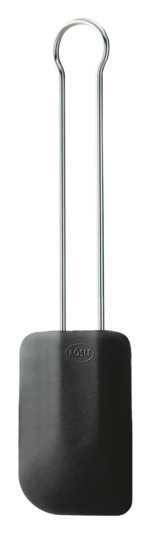Teigschaber Silikon schwarz 32 cm<br> Grösse: 32 x 7.5 cm