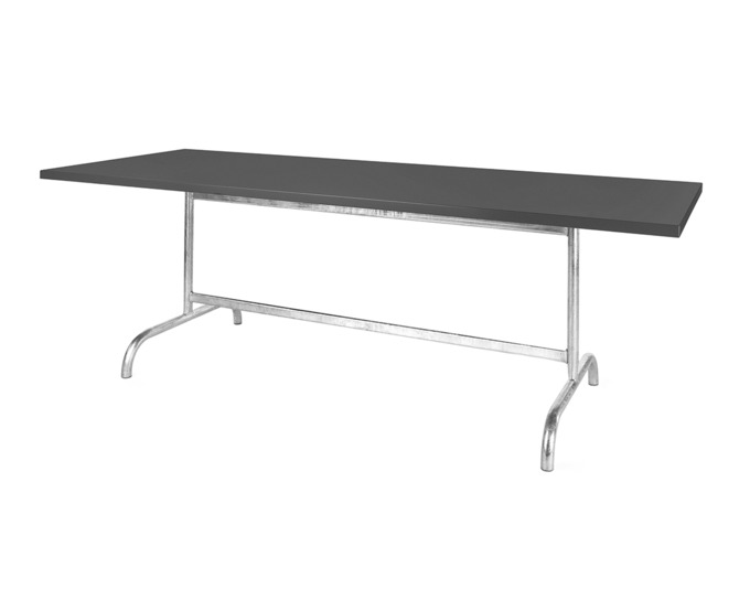 Tisch Säntis 180x80 cm<br> Farbe: anthrazit