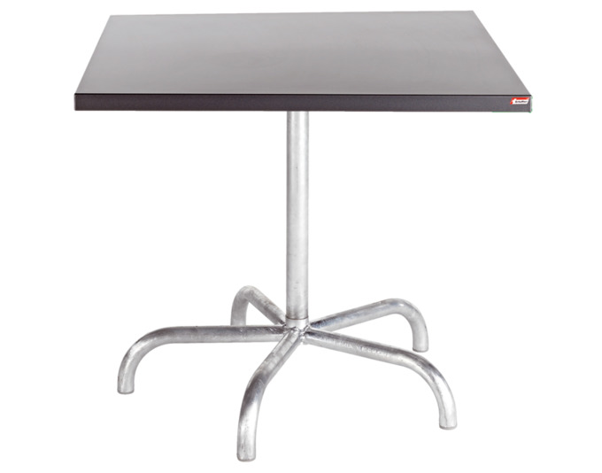 Tisch Säntis 80x80 cm<br> Farbe: anthrazit