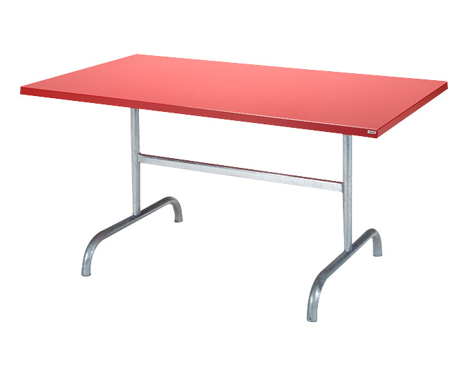 Tisch Säntis 165x90 cm<br> Farbe: rot