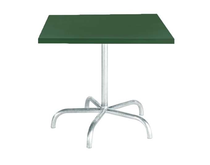 Tisch Säntis 80x80 cm<br> Farbe: tannengrün