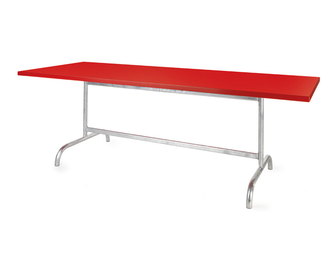 Tisch Säntis 240x80 cm<br> Farbe: rot