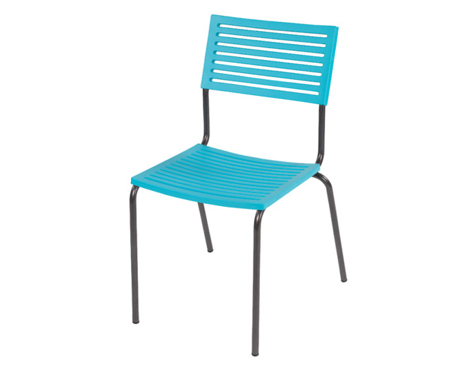 Sessel Lamello ohne Armlehne<br> Farbe Sitzfläche: türkis