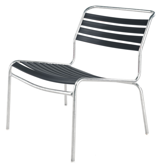 Lounger Säntis ohne Armlehne<br> Farbe: anthrazit