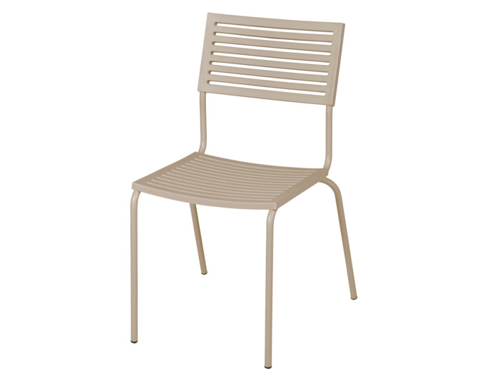 Sessel Lamello ohne Armlehne<br> Farbe Sitzfläche: pastellbraun