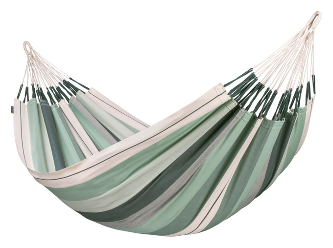 Doppel-Hängematte Modesta Olive<br> Farbe: olive / creme