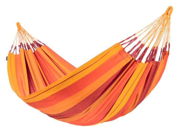 Doppel-Hängematte Modesta Volcano<br> Farbe: orange / rot